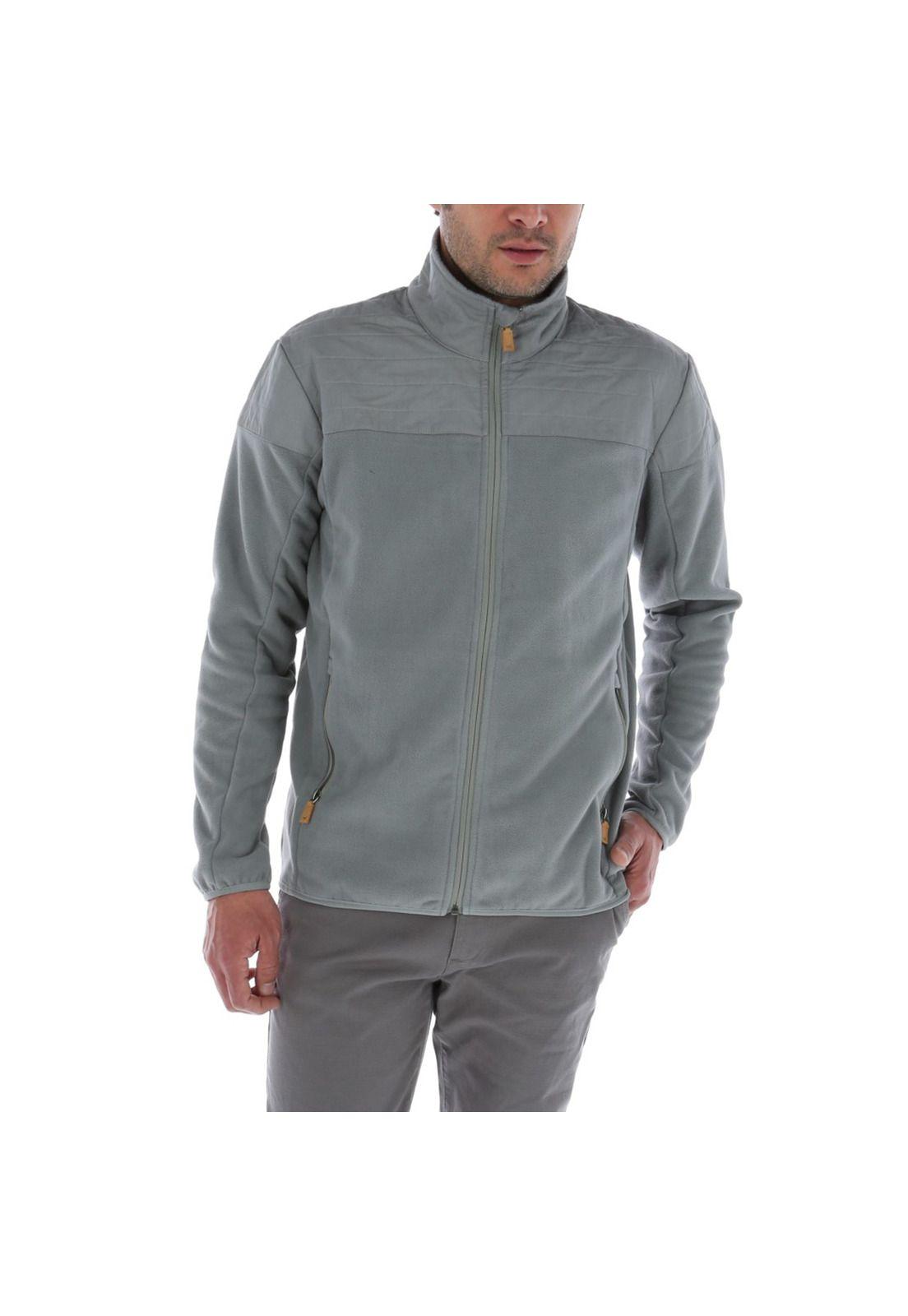 Polar Hombre Poliéster Fullzipper Gris-0