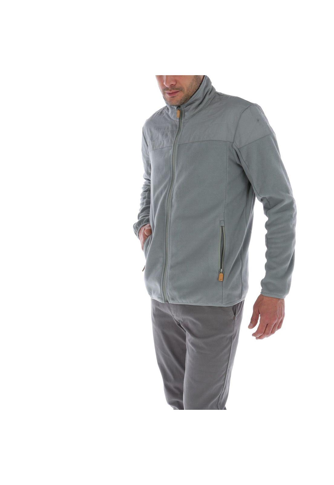 Polar Hombre Poliéster Fullzipper Gris-1