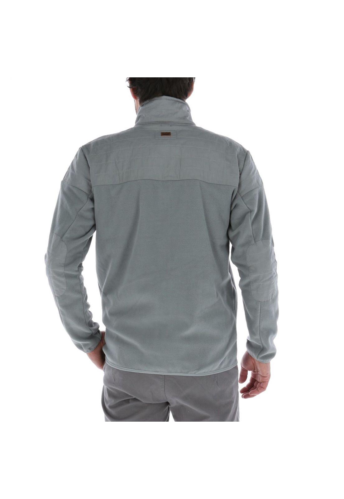 Polar Hombre Poliéster Fullzipper Gris-2