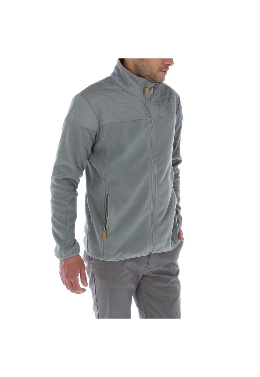 Polar Hombre Poliéster Fullzipper Gris-3
