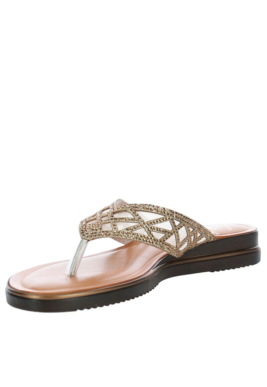 Sandalia Mujer Molise Dorado-3