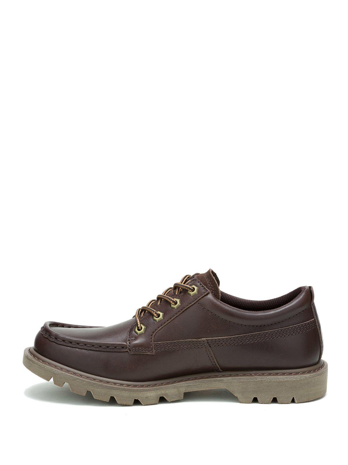 Zapato Cuero Hombre Colorado MocToe Low Café Oscuro-3