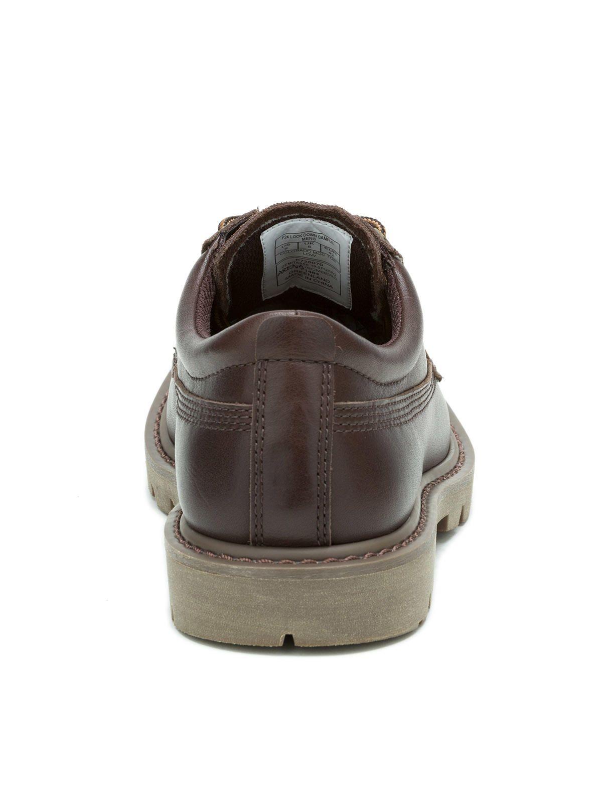 Zapato Cuero Hombre Colorado MocToe Low Café Oscuro-5