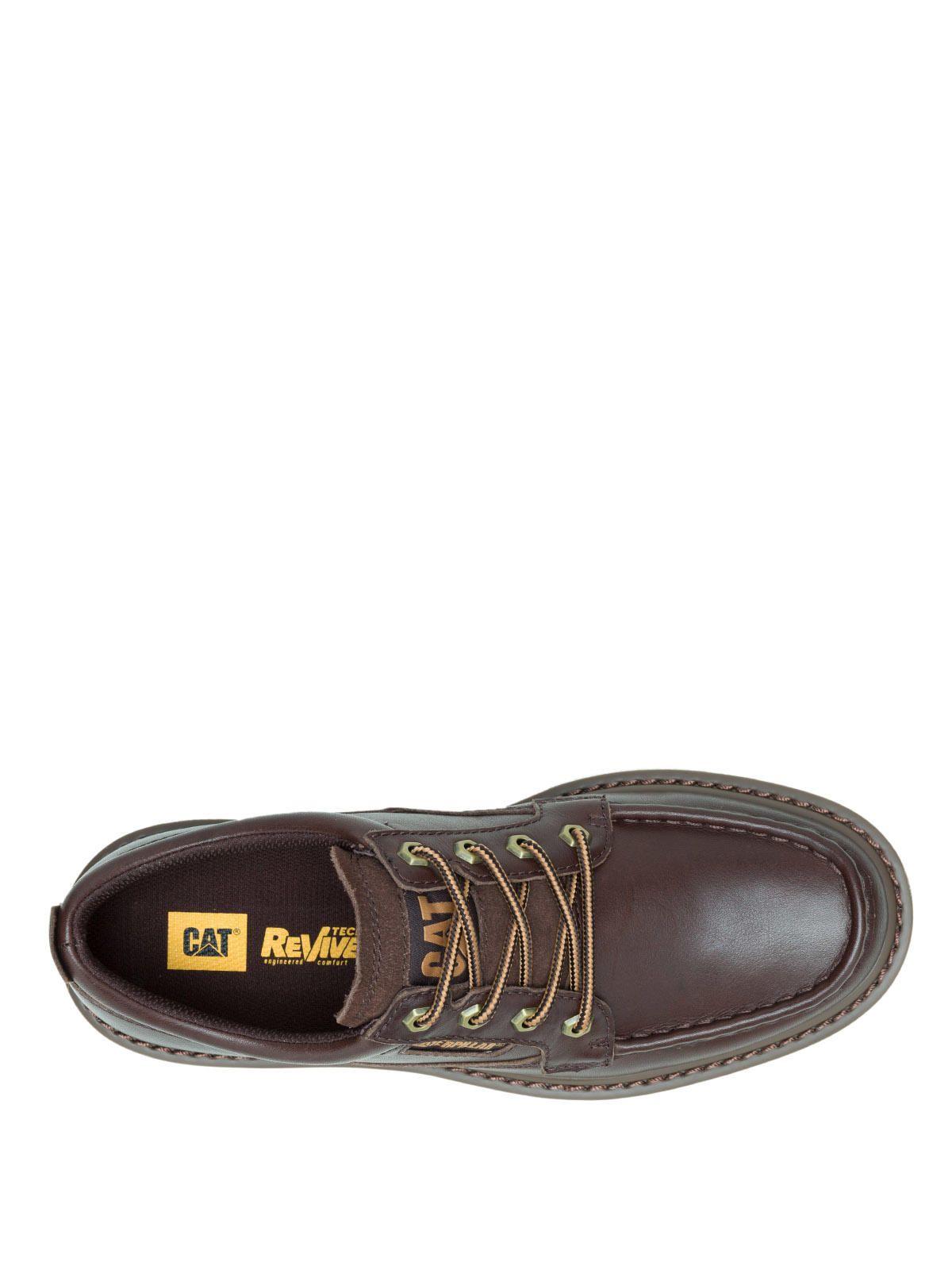 Zapato Cuero Hombre Colorado MocToe Low Café Oscuro-6