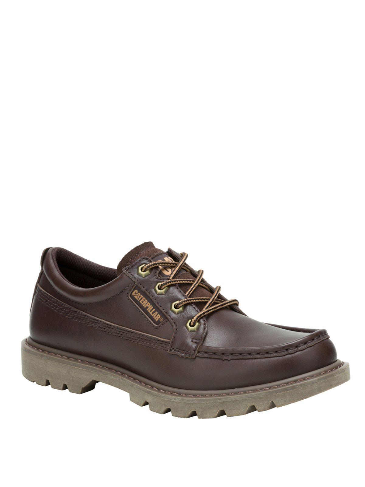 Zapato Cuero Hombre Colorado MocToe Low Café Oscuro-0