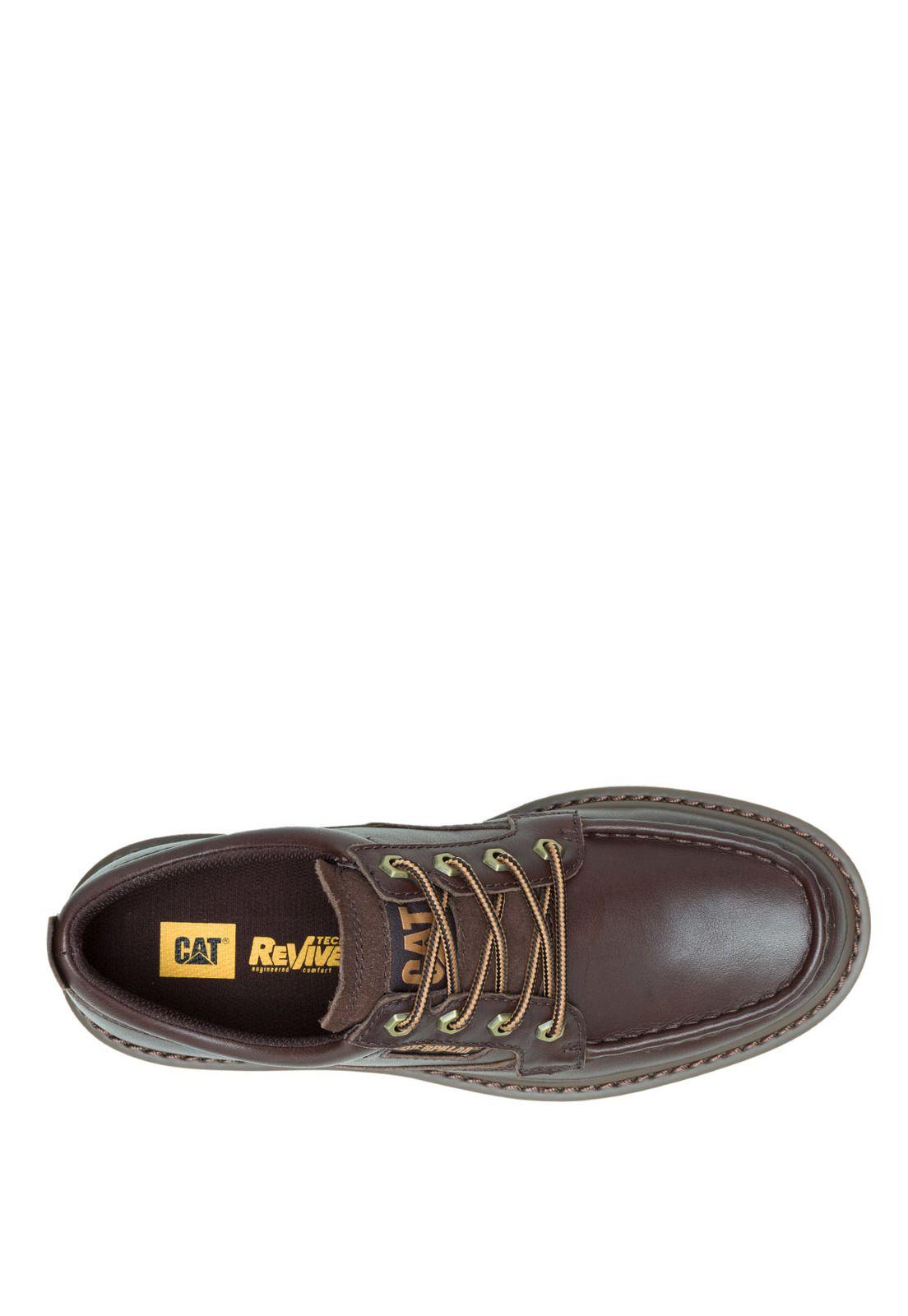 Zapato Cuero Hombre Colorado MocToe Low Café Oscuro-6