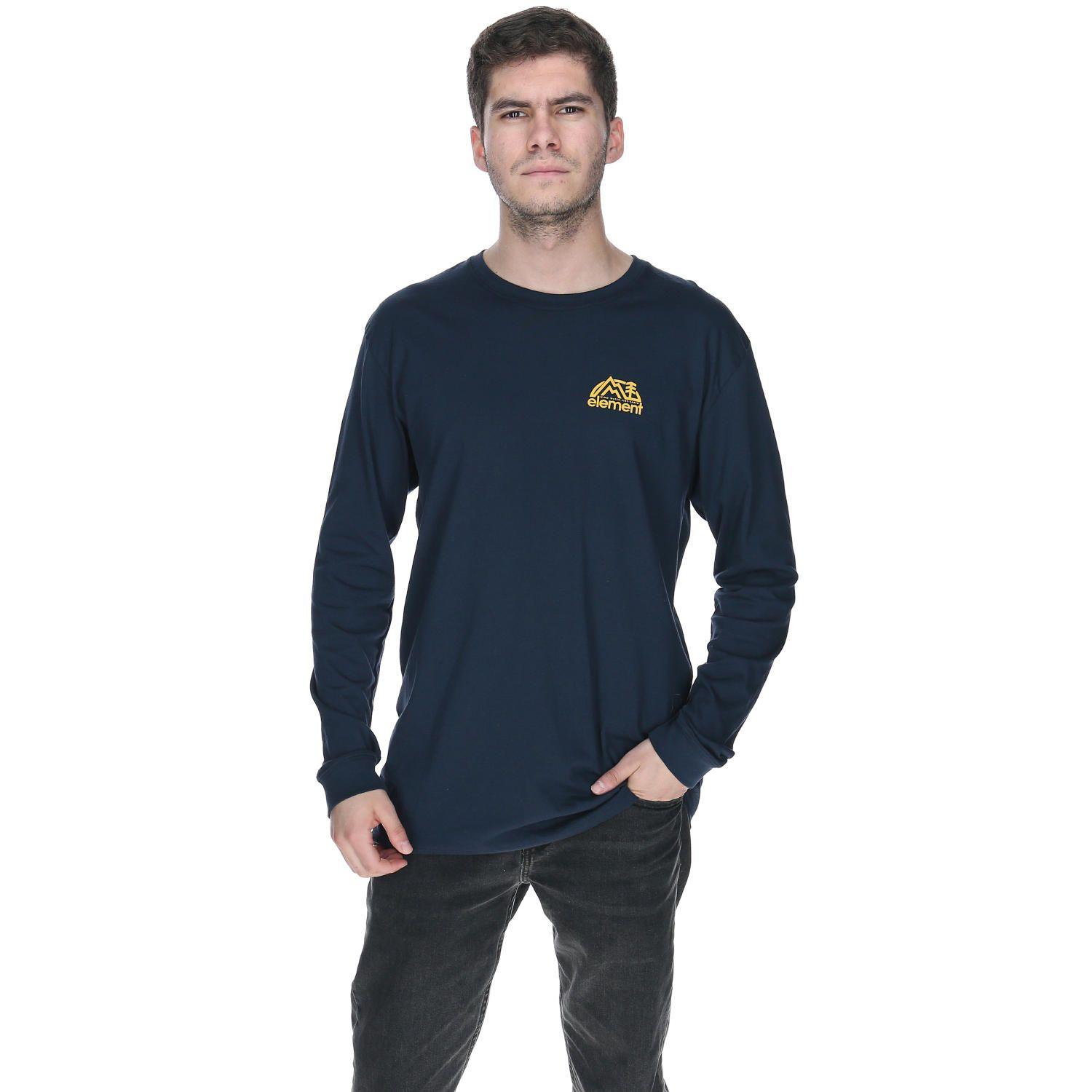 Polera M/L Hombre Burkett Polera Azul-0