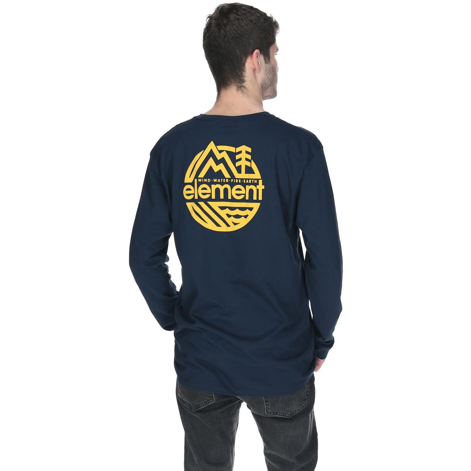 Polera M/L Hombre Burkett Polera Azul-2