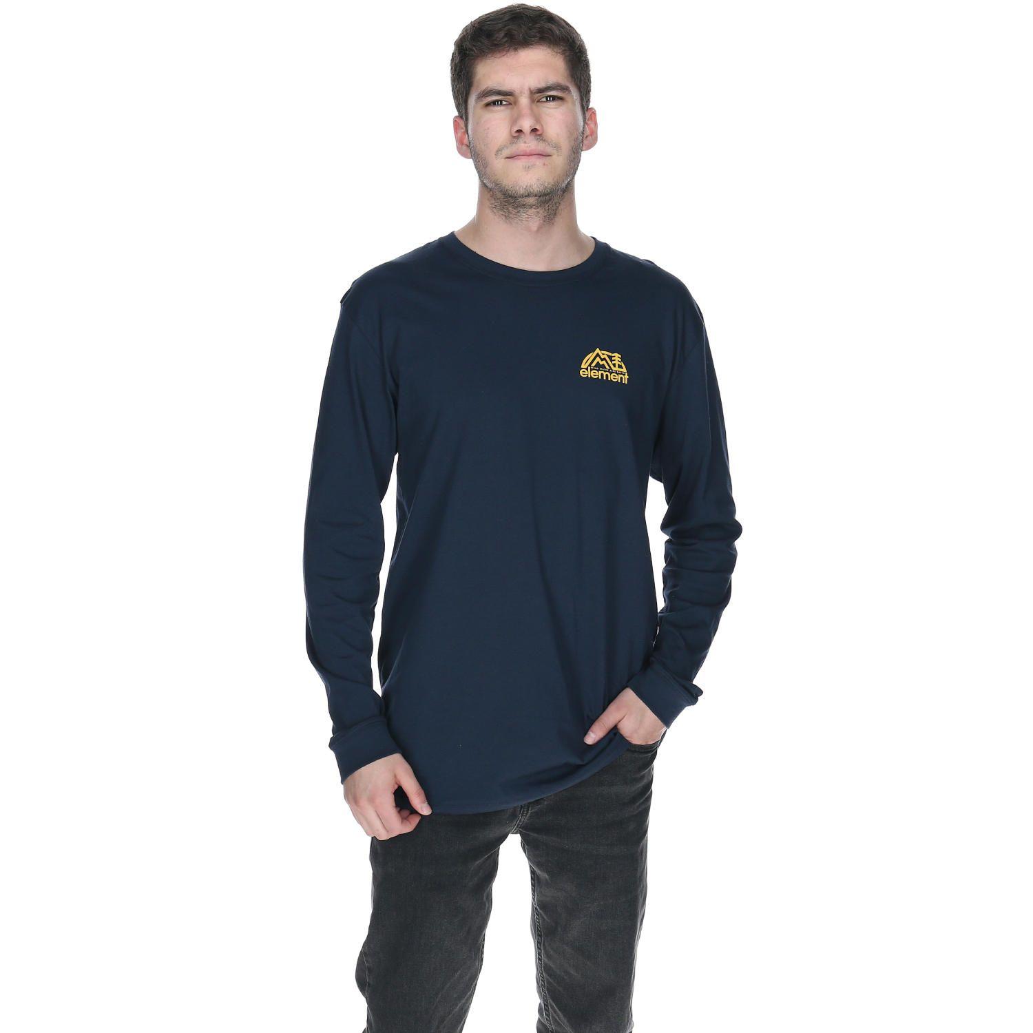 Polera M/L Hombre Burkett Polera Azul-3