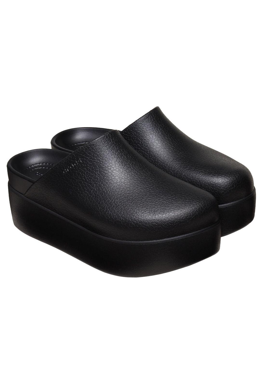 Zueco Crocs Mujer Dylan Platform Clog Negro-3