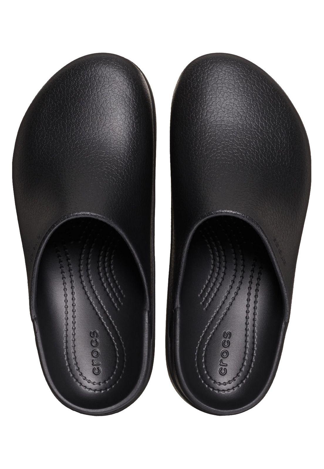 Zueco Crocs Mujer Dylan Platform Clog Negro-4