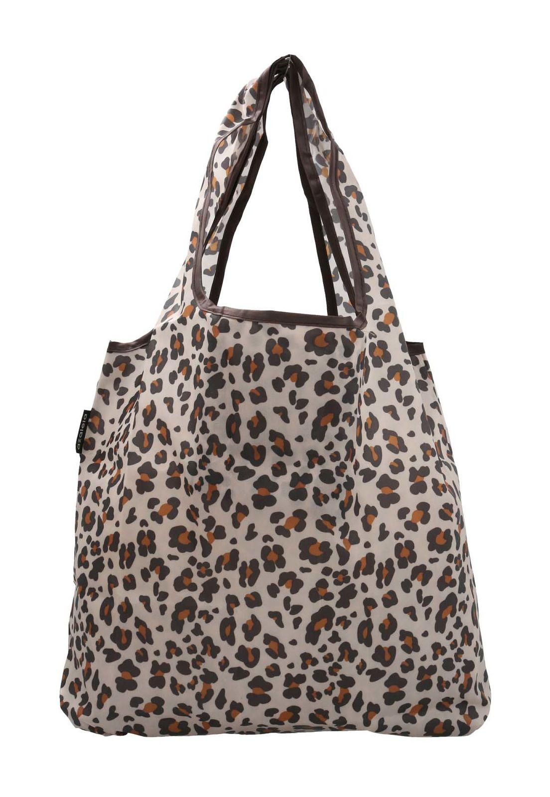 Bolsas Shopping Bag Leop Ii Mujer Beige-1