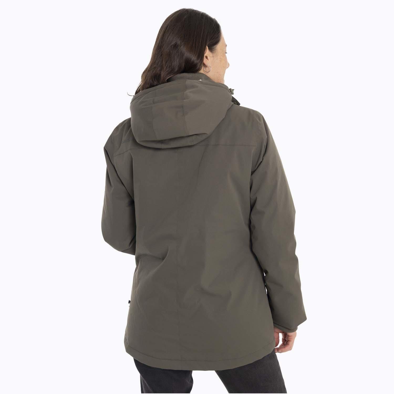 Parka Mujer Porcupine Café oscuro Merrell-4