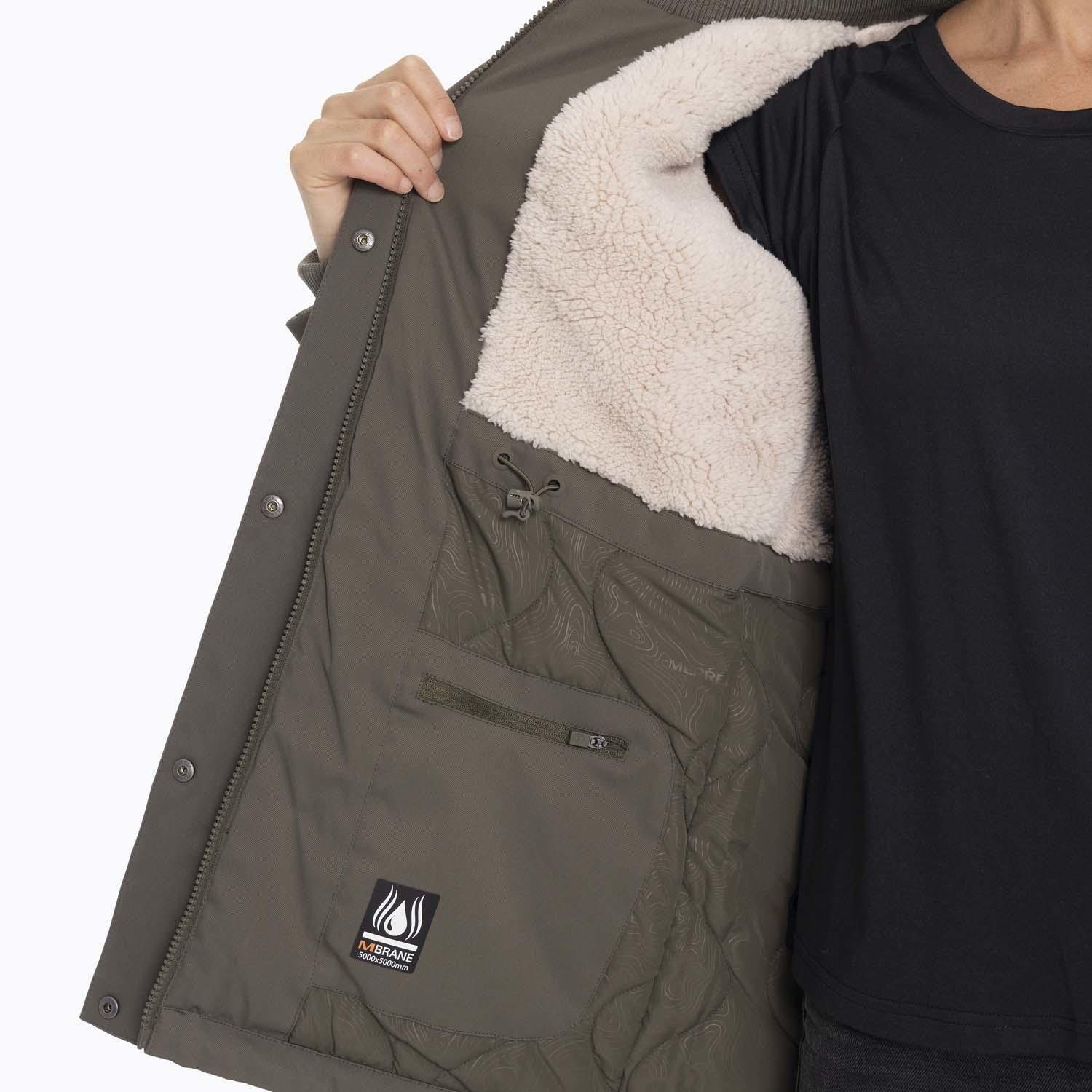 Parka Mujer Porcupine Café oscuro Merrell-7