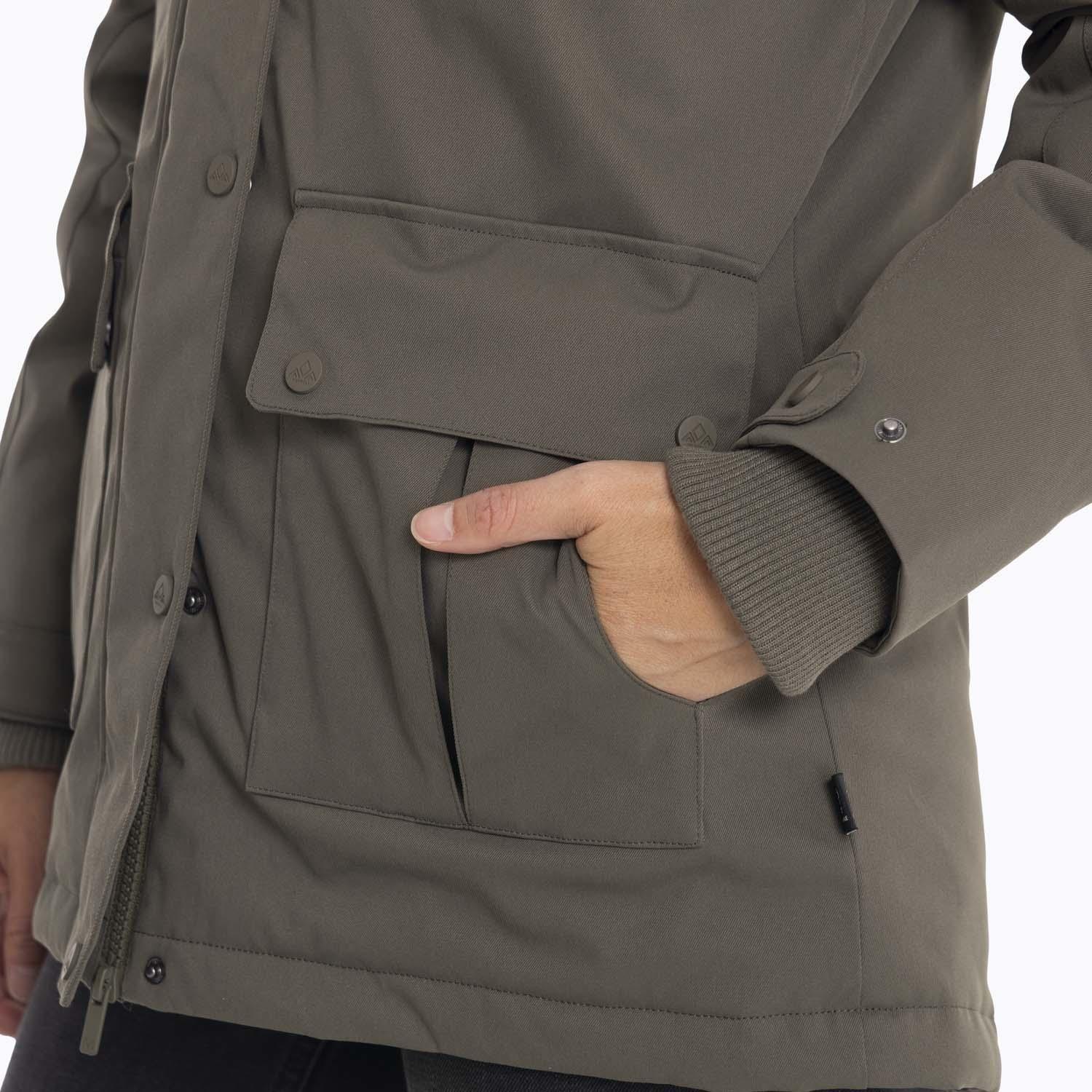 Parka Mujer Porcupine Café oscuro Merrell-8