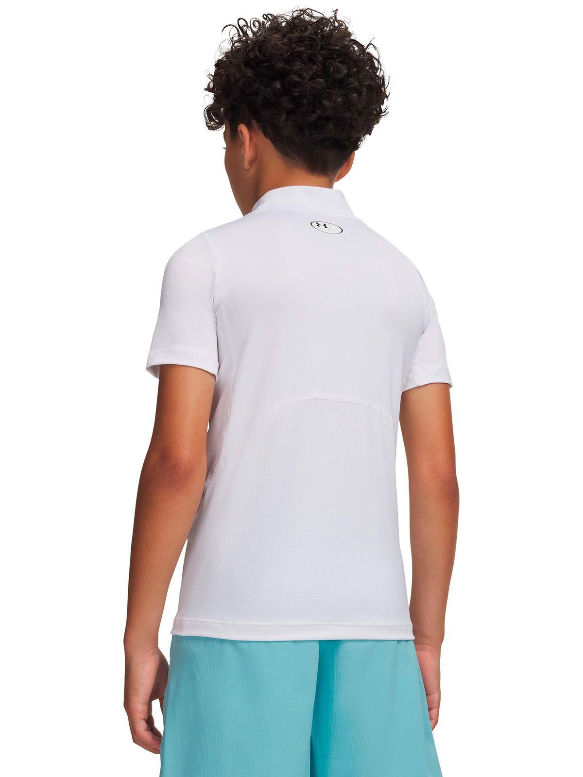Primera capa superior HeatGear Mock blanco Niño-4