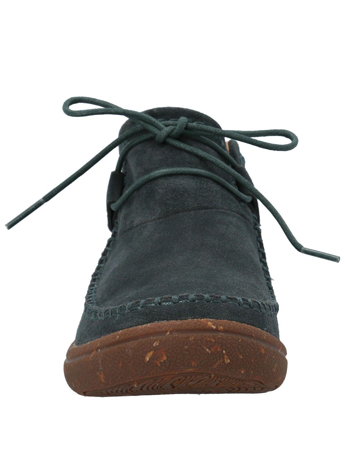 Botín Cuero Mujer Cipres Azul-2