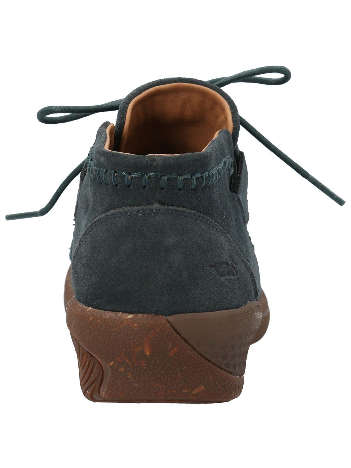 Botín Cuero Mujer Cipres Azul-5