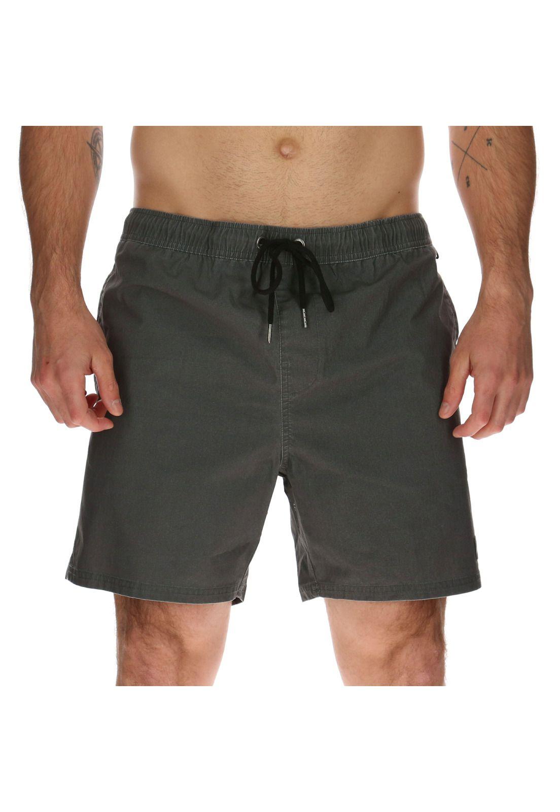 Traje De Baño Masculino Riggs Grafito Burton-0