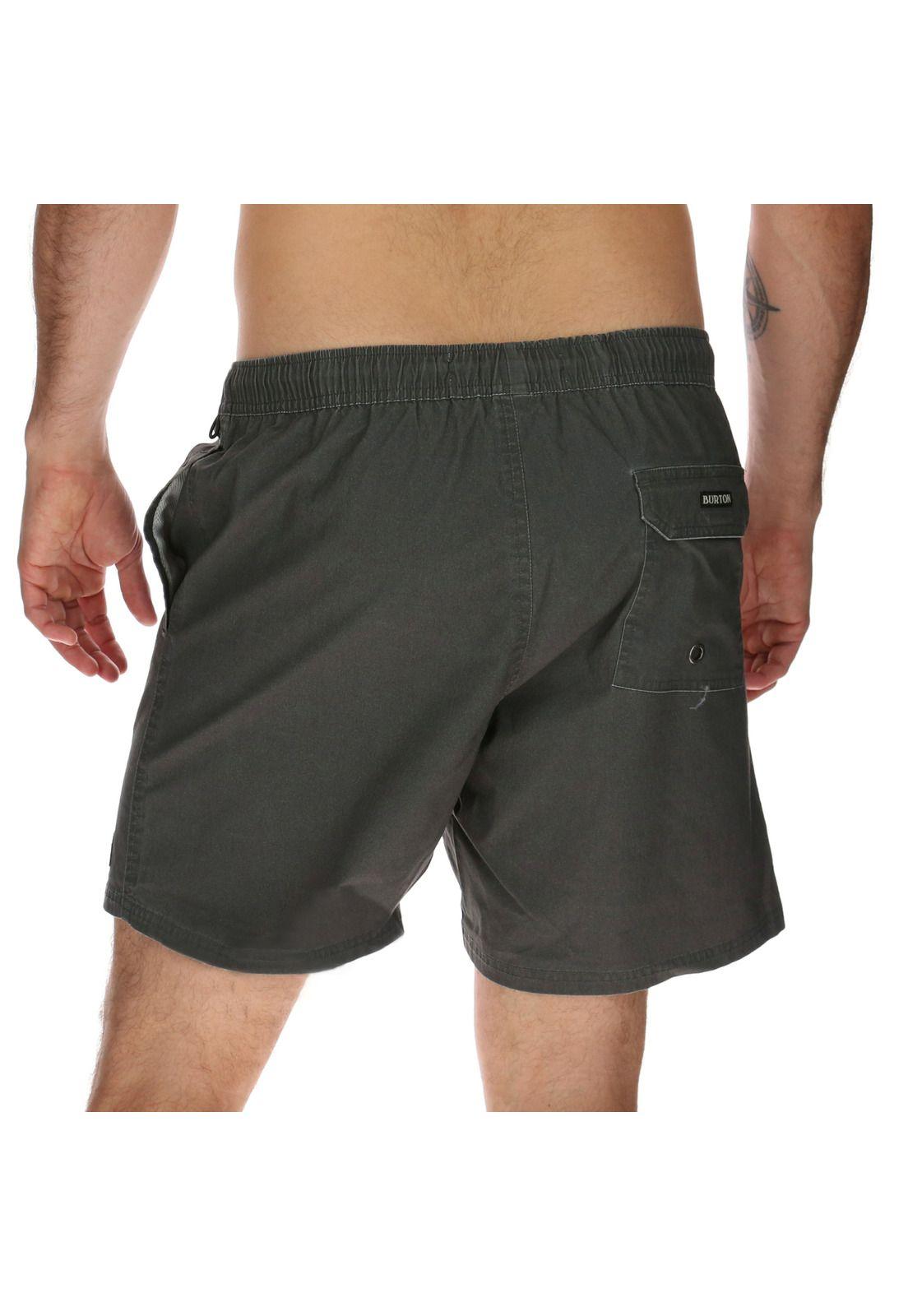 Traje De Baño Masculino Riggs Grafito Burton-2