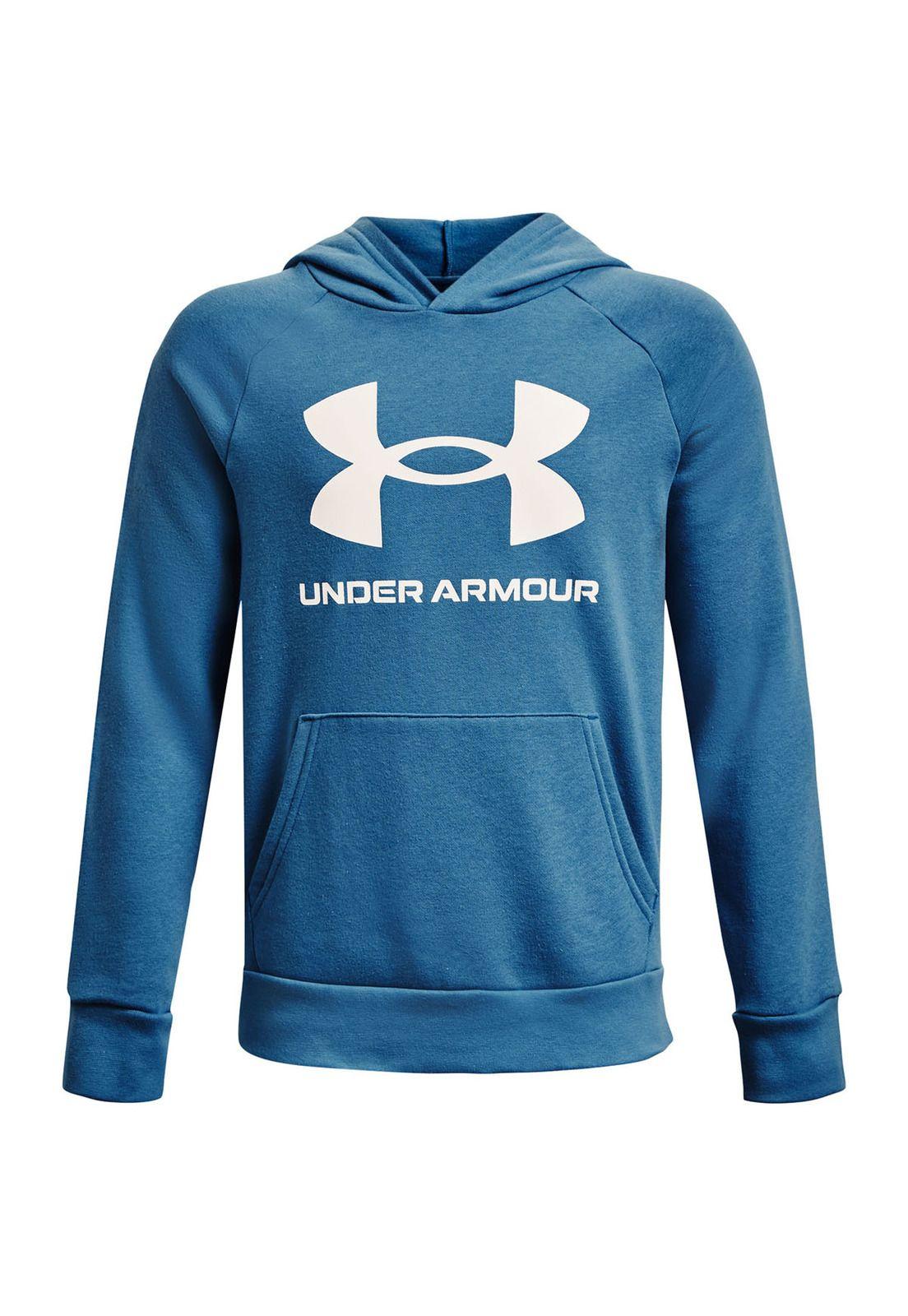 Polerón UA Rival Fleece para niño Azul-0
