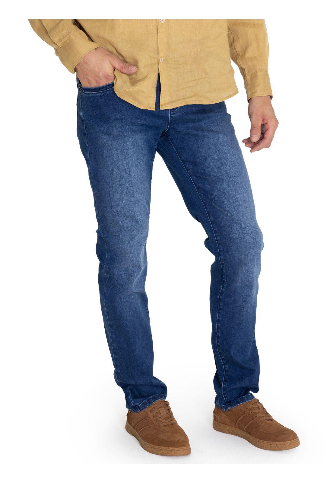 Jeans Algodón Orgánico Azul Bari Hombre -4