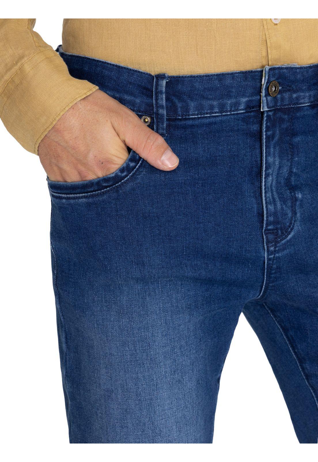 Jeans Algodón Orgánico Azul Bari Hombre -7