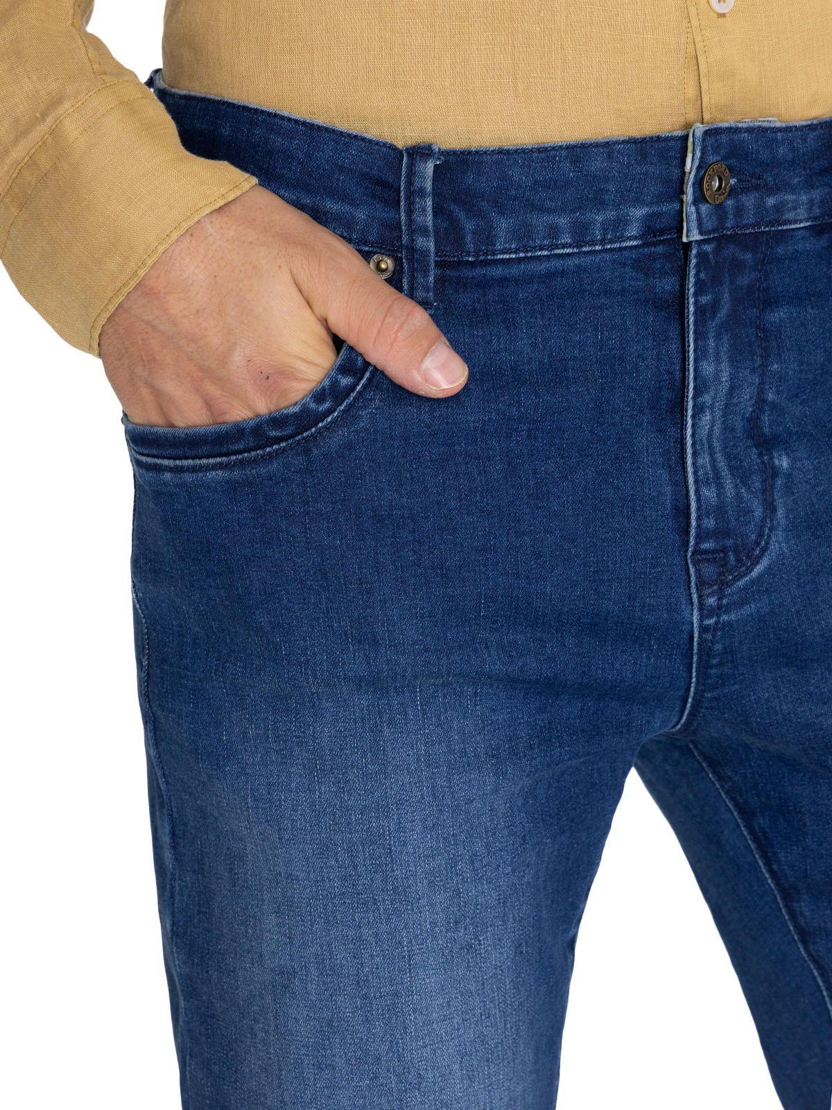 Jeans Algodón Orgánico Azul Bari Hombre -7