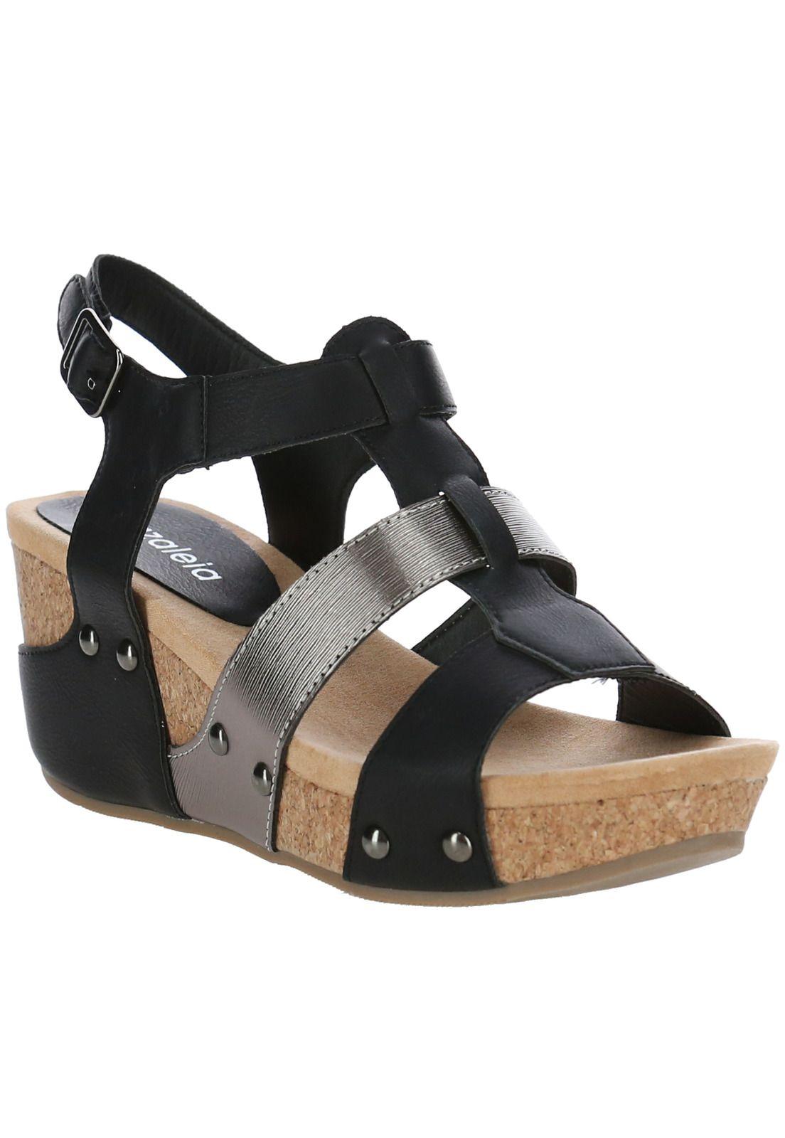 Sandalia Mujer Viola Negro/Pewter-1