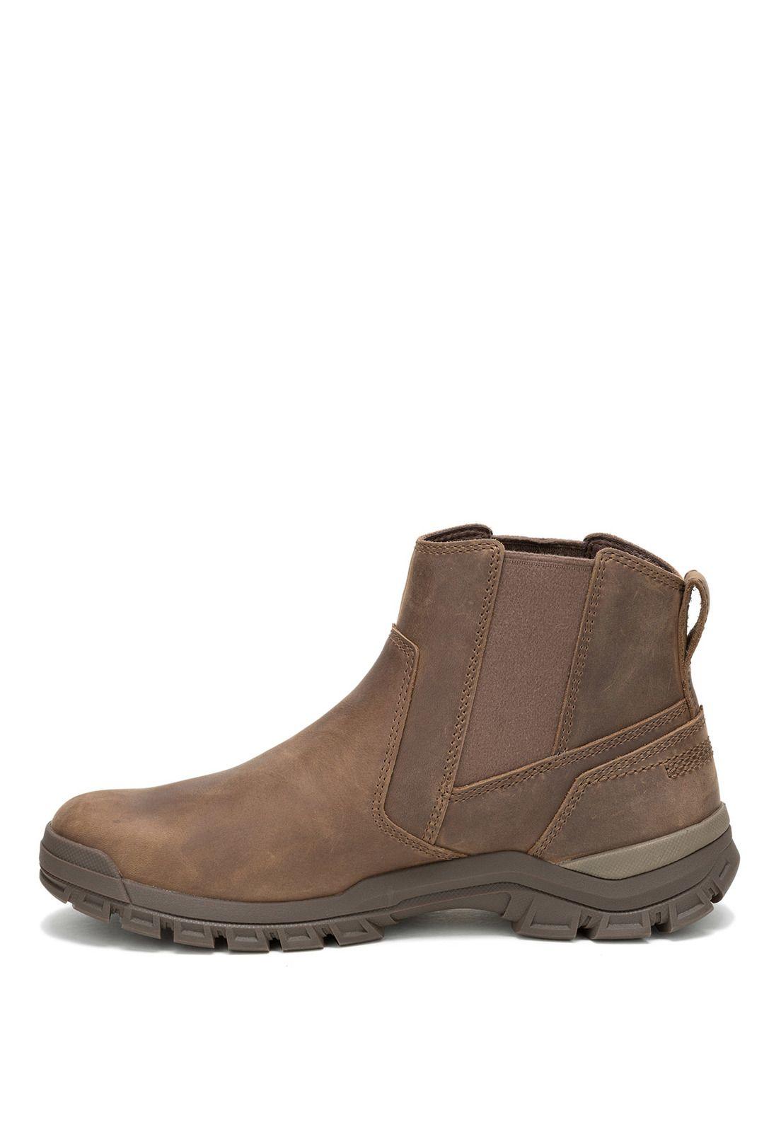 Botin Cuero Hombre Threshold Chelsea Café Oscuro-3