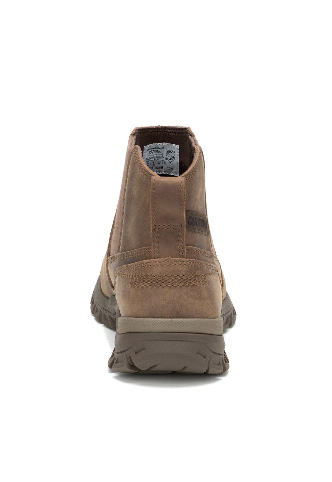 Botin Cuero Hombre Threshold Chelsea Café Oscuro-5
