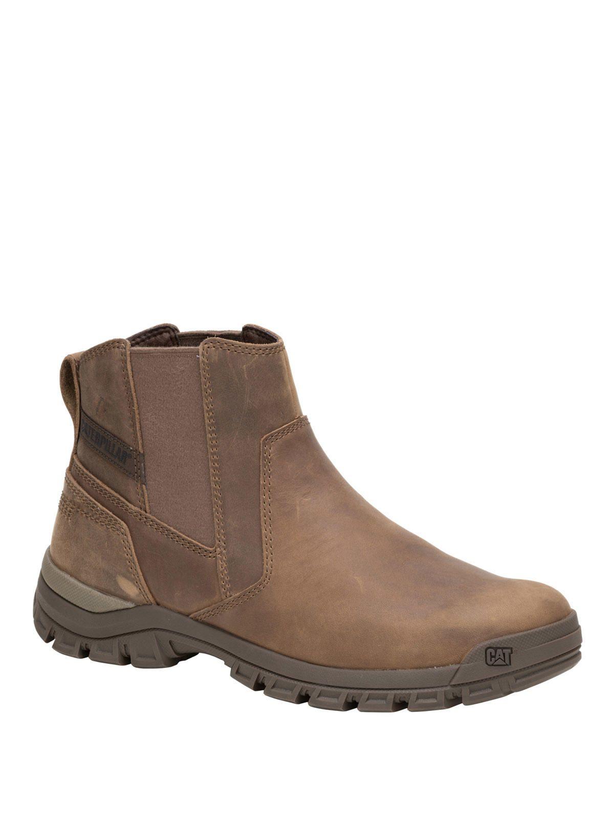 Botin Cuero Hombre Threshold Chelsea Café Oscuro-0