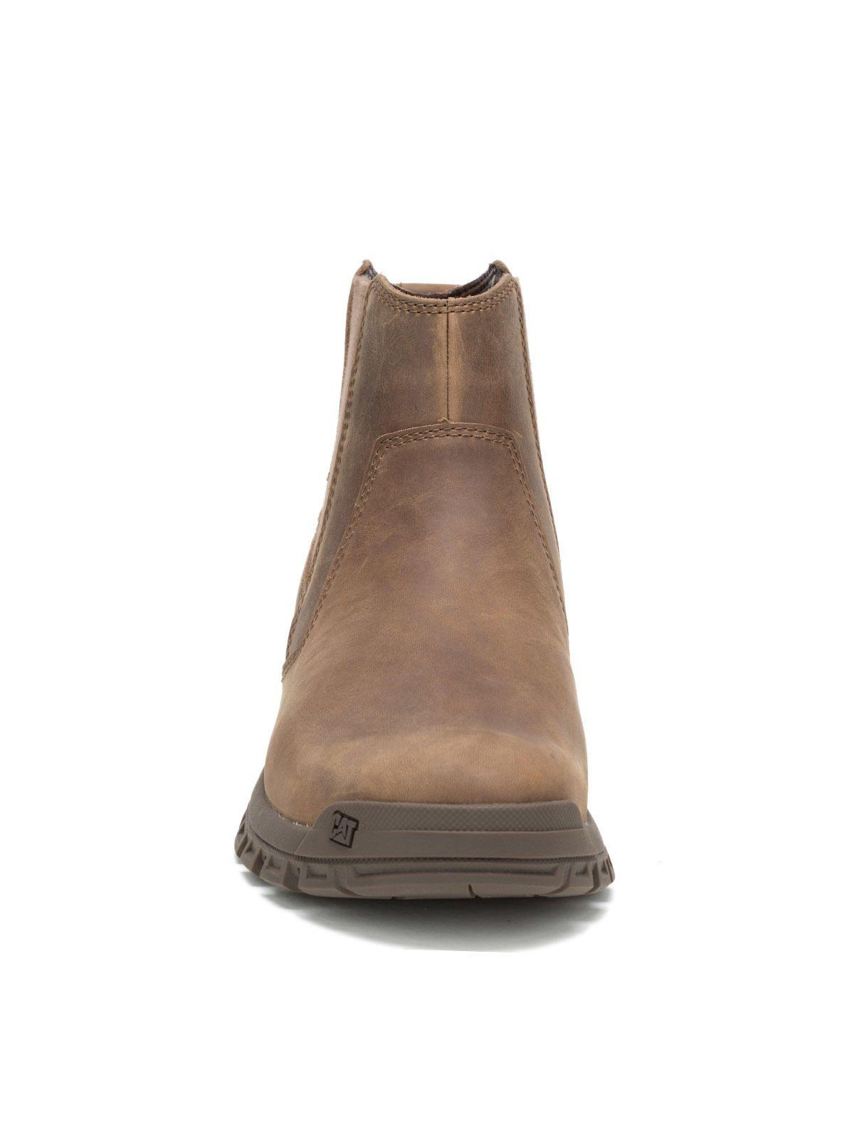 Botin Cuero Hombre Threshold Chelsea Café Oscuro-4