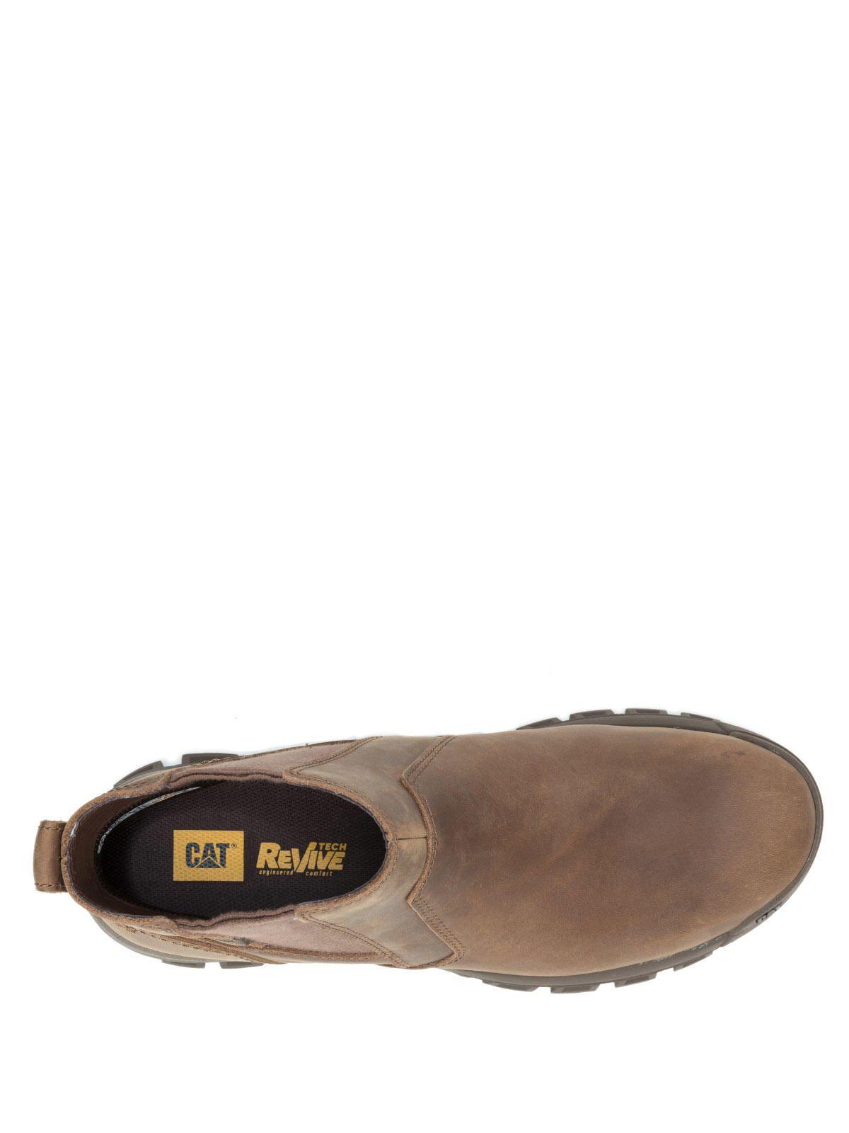 Botin Cuero Hombre Threshold Chelsea Café Oscuro-6