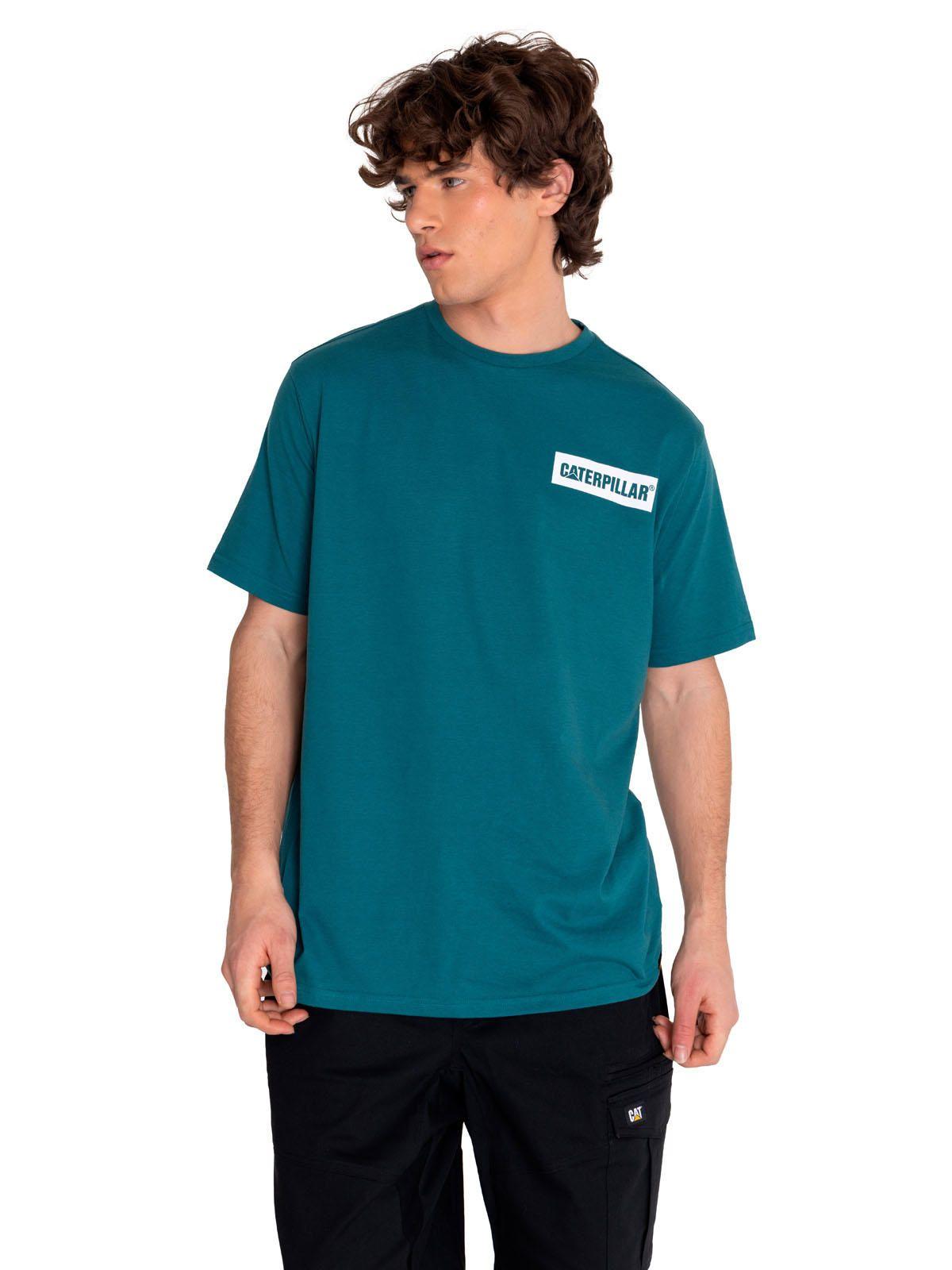 Polera Manga Corta Hombre Reflective Logo Azul-0