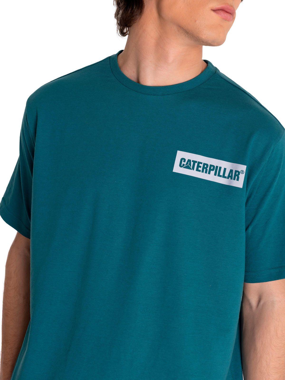 Polera Manga Corta Hombre Reflective Logo Azul-3