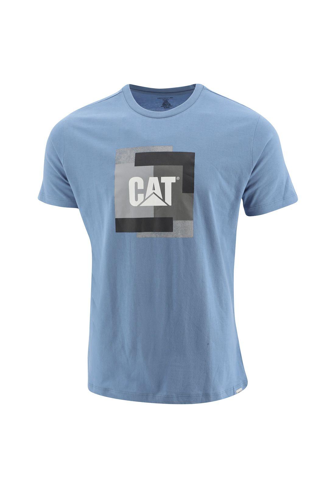 Polera M/C Hombre Stone Dm Tee Azul-0