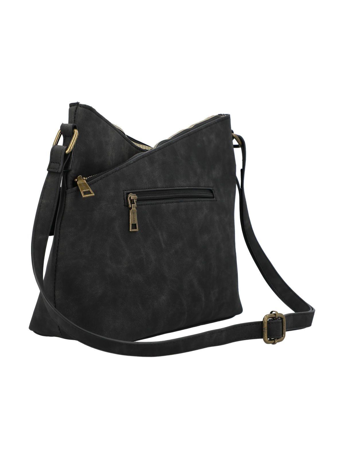 Cartera Mujer Sirena Hobo Negro-3