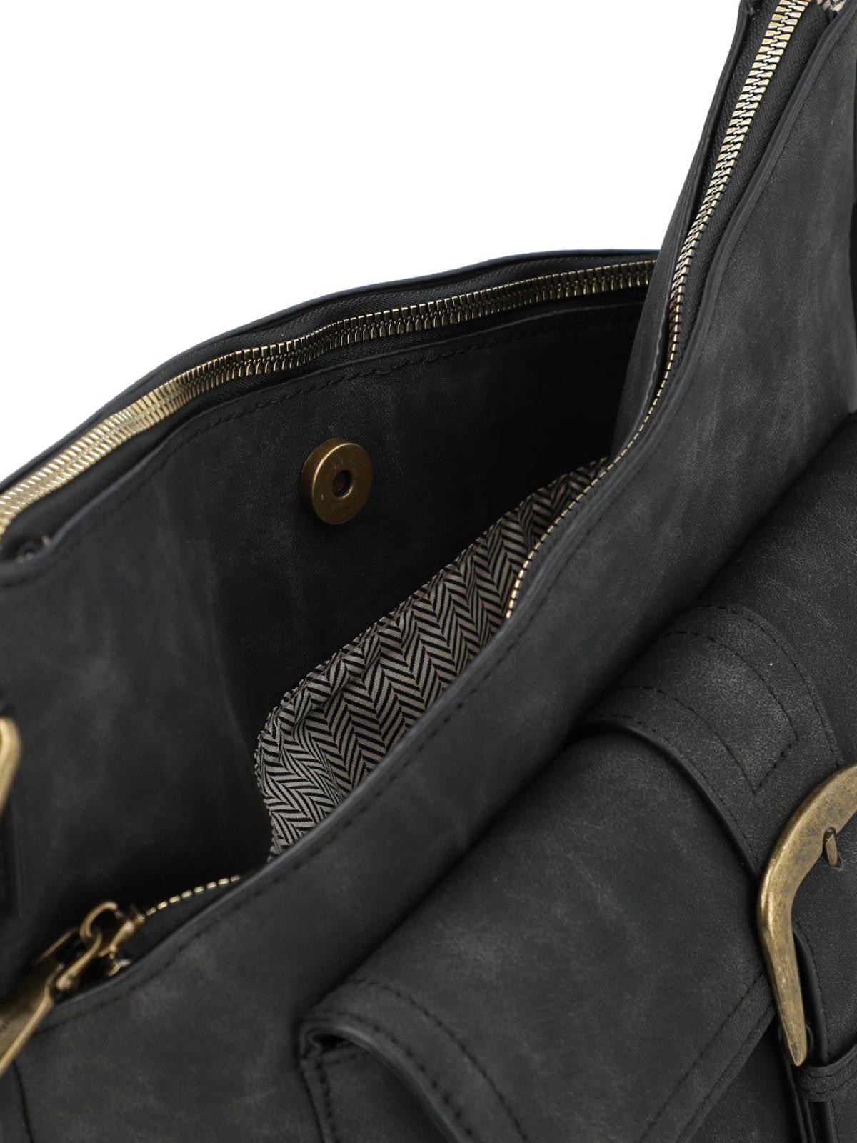 Cartera Mujer Sirena Hobo Negro-5