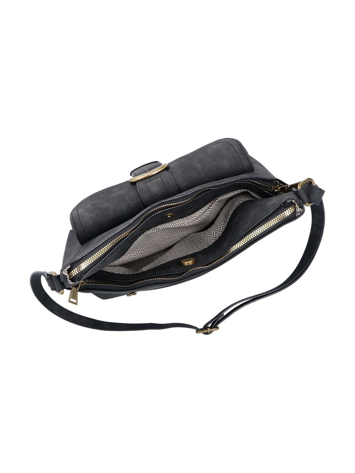 Cartera Mujer Sirena Hobo Negro-8