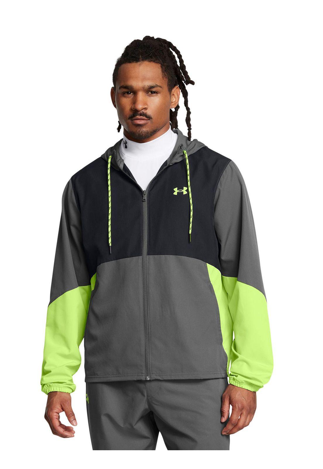 Cortavientos Icon Legacy para hombre Gris-0