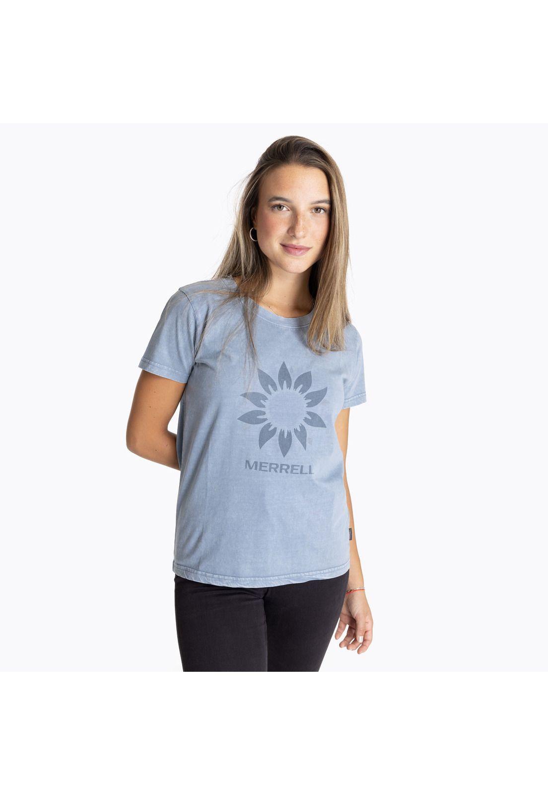 Polera Mujer Flower Plomo-0