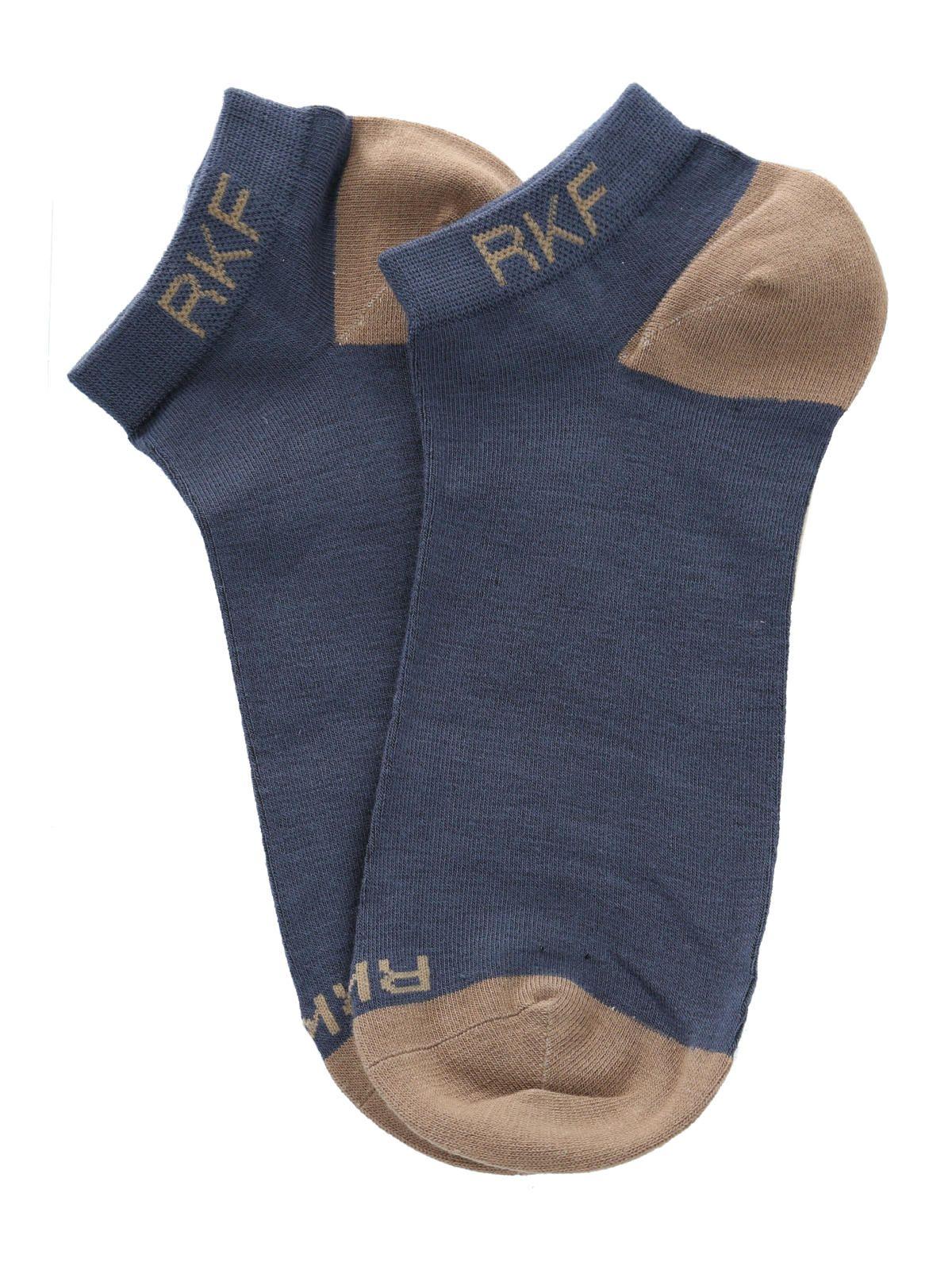 Calcetín Bambú Hombre Ped Plain Rkf Azul-2