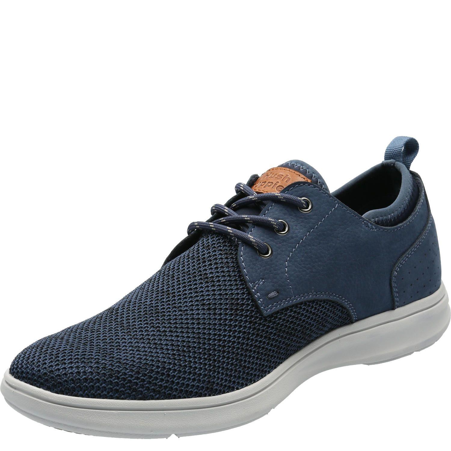 Zapatilla Cuero Hombre Port Azul-3