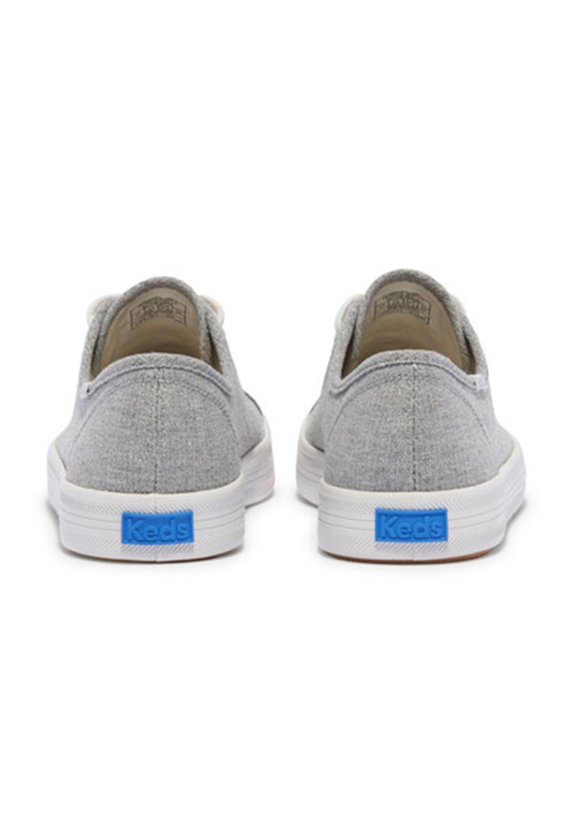 Zapatilla Gris Mujer Kickstart Metallic -4