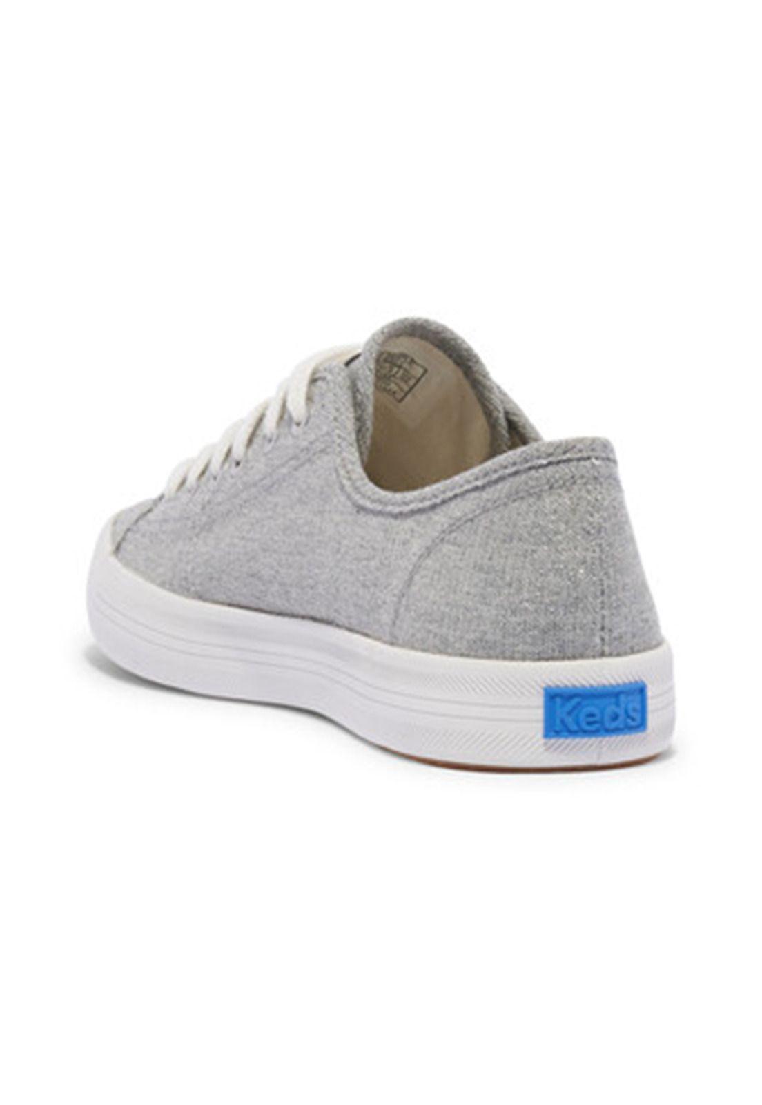 Zapatilla Gris Mujer Kickstart Metallic -5