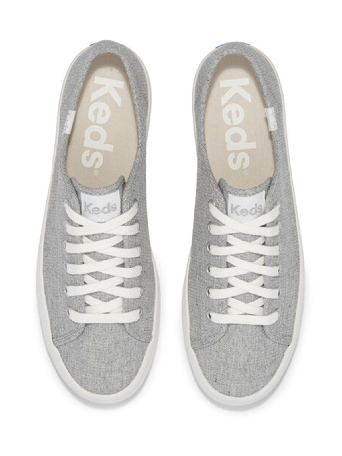 Zapatilla Gris Mujer Kickstart Metallic -3