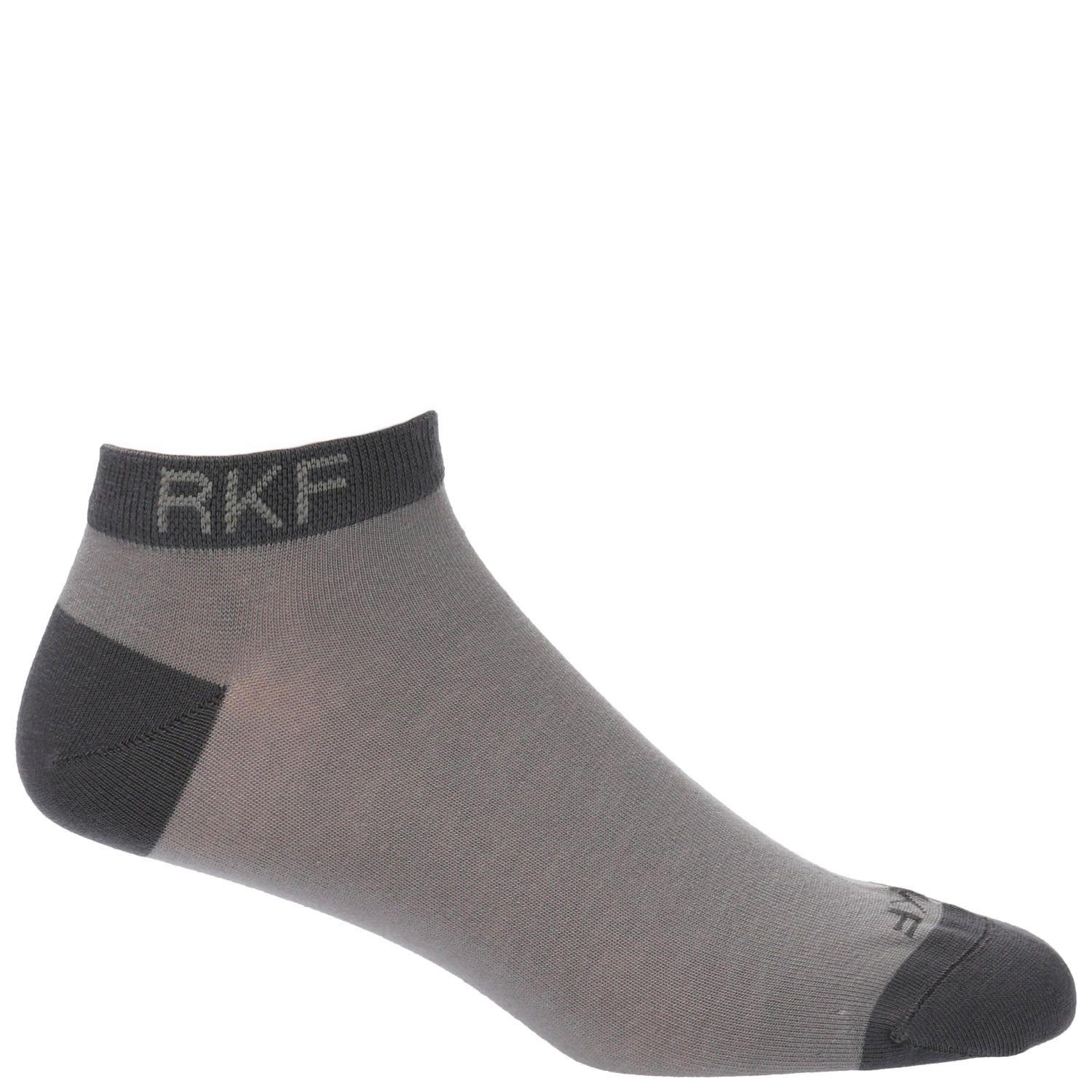 Calcetin Casual Rfv23H Ped Plain Rkf Gris Hombre-0