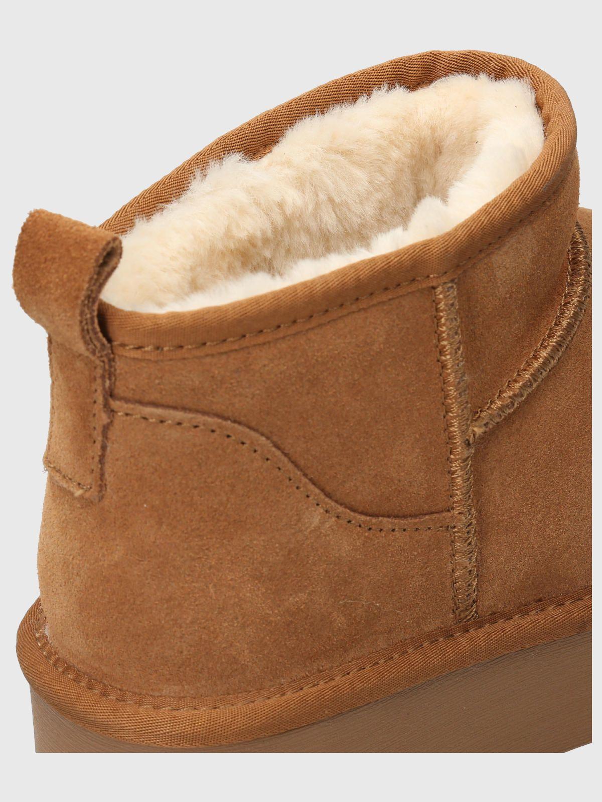 Botin Cuero Mujer Ash Café-7