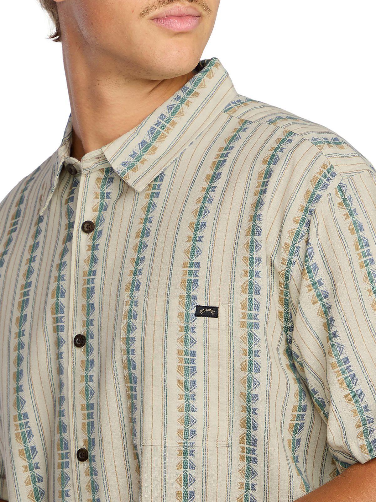 Camisa m/c Hombre Sundays jacquard Beige-3